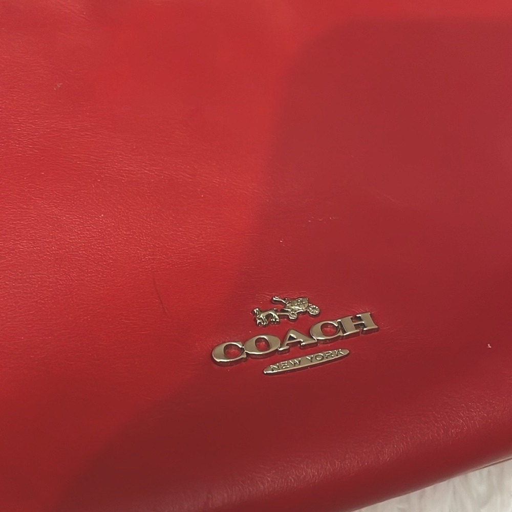 Red Coach Bag - Picture 3 of 8